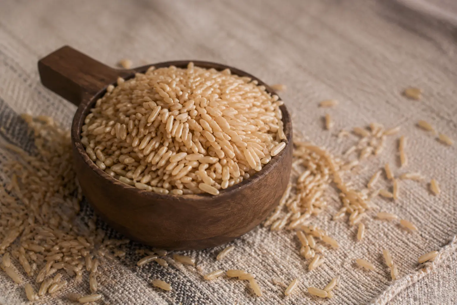 Long-grain Thai Brown Rice kernels for B2B sourcing